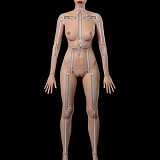 J cute 137cm バスト平+AGD19 萌咲（もえ）ヘッド フルシリコンドール ろり系貧乳ドール 等身大リアルラブドール