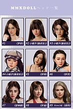 MMXDOLL ヘッド単体 等身大サイズ 145-170cmのボディに適切 シリコン製 m16ボルト採用 ボディ含めてない