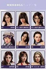 MMXDOLL ヘッド単体 等身大サイズ 145-170cmのボディに適切 シリコン製 m16ボルト採用 ボディ含めてない