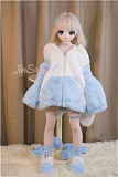 アニメドール wmdoll 85cm #S002ヘッド BJD風メイクミニドール ソフトビニール製ヘッド+TPE製ボディ 肩を竦める 等身大フィギュア リアルドール