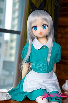凹凸咪 aotumedoll アニメドール 142cm 男性ドール ＃124-1ヘッド 宣伝画像フルシリコン製ドール 2種類ペニス付き 自由に交換可能 可愛いコスプレダッチワイフ