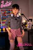 J cute 137cm バスト平+AGD07唯（ゆい）植毛ヘッド フルシリコンドール 美人人形 カスタマイズドール