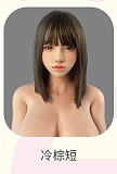 FUDOLL 157cm 爆乳Iカップ ヘッド#J032 小北 リアル皮膚メイク付き新ボディ ROS口開閉機能選択可能 フルシリコンドール 等身大ダッチワイフ