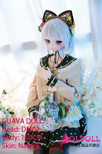 guavadoll（グアバ）番石榴 160cm Cカップ DM02ヘッド  ビニール（PVC）ヘッドとボディ bjdタイプ等身大アニメドール 球体関節人形