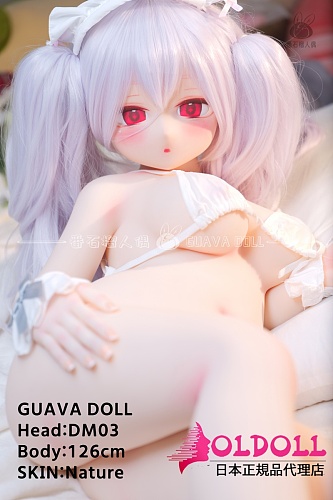 guavadoll（グアバ）番石榴 DM03 PVCヘッド 126cm Eカップ 新素材ALM選択可能 1：1 等身大ろり系アニメラブドール ジョイントM16  ナチュラル肌色