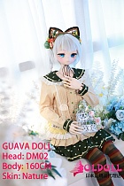 guavadoll（グアバ）番石榴 160cm Cカップ DM02ヘッド  ビニール（PVC）ヘッドとボディ bjdタイプ等身大アニメドール 球体関節人形