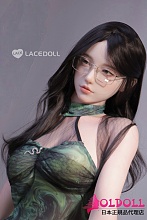 LACE DOLL 168cm Dカップ  新作ヘッド晚冰（wanbing）メイク② フルシリコン製美人ダッチワイフ