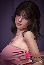 蛍火日記 164cm Ｇカップ  玲珑（linglong）ヘッド シリコンラブドール セクシーリアル人形 ピンクスカート着せる美少女