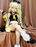 凹凸咪 aotume（アニメドール）135cm AAカップ(Fat) +＃84ヘッド 掲載画像フルシリコン製 等身大 リアルラブドール