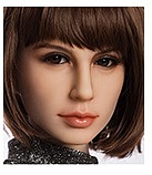 Sanhui doll 新ボディ158cm Dカップ  最新メイク③#8ヘッド 【フェイシャルEX】機能対応可能 ROS口開閉機能対応可能 シリコン製可愛いダッチワイフ
