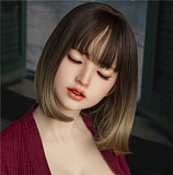 Sanhui doll 新ボディ158cm Dカップ  最新メイク③#8ヘッド 【フェイシャルEX】機能対応可能 ROS口開閉機能対応可能 シリコン製可愛いダッチワイフ
