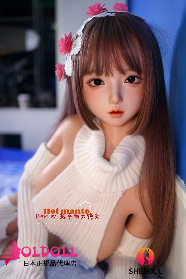 SHEDOLL 145cm Gカップ 熙熙(xixi) 2.0口開閉機能付き 宣伝画像フルシリコンドール リアル皮膚メイク付き可愛い等身大女の子アダルトダッチワイフ
