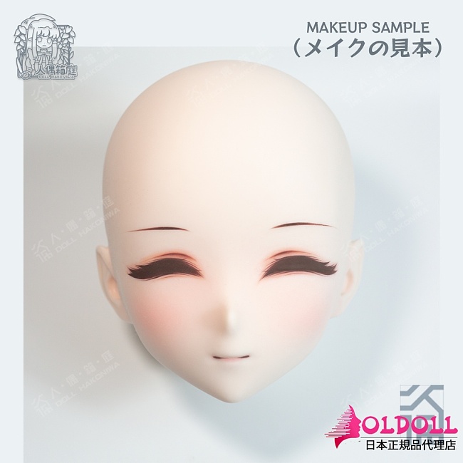 人偶箱庭 OH01SP ソフトシリコンヘッド単体（ボディなし）アニメドール  瞑りヘッド ご希望のキャラクターをカスタマイズ可能  等身大ラブドール