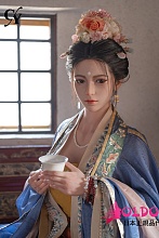 TOP-CYDOLL 167cm Dカップ Wanヘッド シリコン製等身大リアルドール チャイナドレス着せて伝統な女性美人ラブドール