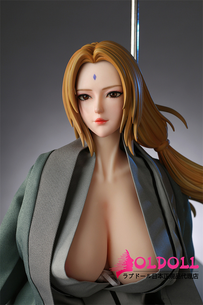 Otaku Doll 綱手 最新作 65cm  PVCヘッド+シリコンボディ 収納が便利 使いやすい 普段は鑑賞用 フィギュアドール 女性素体 フィギュア cosplay