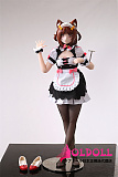Otaku Doll 猫娘 紅豆 ミニドール 最新作 65cm  PVCヘッド+シリコンボディ 収納が便利人形ドール リアルフィギュア cosplay