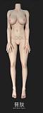 FUDOLL 157cm 爆乳Iカップ ヘッドF007 奶昔（naixi）リアル皮膚メイク付き新ボディ ROS口開閉機能選択可能 シリコン等身大理想の愛妻等身大人形