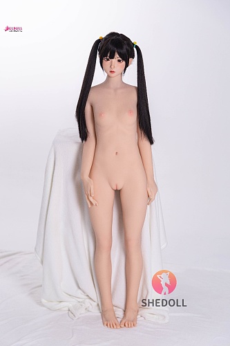 SHEDOLL 熙熙（xixi）ヘッド 152cm Aカップ シリコンヘッド+TPEボディアジアタイプろり系貧乳等身大ラブドール セクシーダッチワイフ