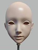 LASDOLL(LAS漫研) アニメドール頭 シリコン製ヘッド単体 キャラクターのカスタマイズ  頭単品 等身大人形
