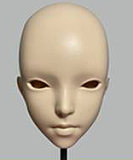 LASDOLL(LAS漫研) アニメドール頭 シリコン製ヘッド単体 キャラクターのカスタマイズ  頭単品 等身大人形