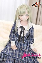 MOZU DOLL 115cm Aカップ 沐子ちゃん ソフトビニール製頭部 TPE製ボディアニメ人形ドール等身大 宣伝画像と同じ制服も付属