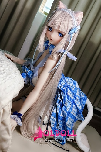 ElsaBabe アニメドール 148cm 青い衣装ヘッドRAD008 赤い衣装RAD019 シリコン製高級らぶどーる 等身大双子ドール 猫コスプレ制服等身大フィギュア