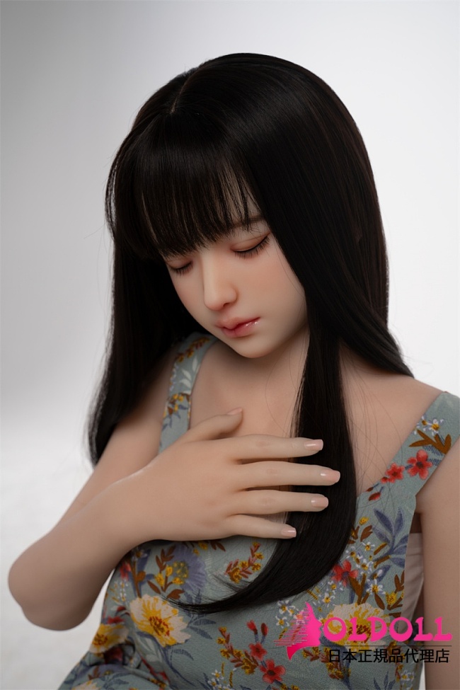 AXBDOLL 147cm Aカップ #A155ヘッド 瞑り目癒し顔パートナー美少女ダッチワイフ リアルメイク塗装付き 貧乳ろり系等身大ラブドール
