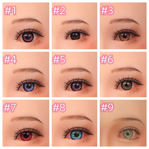 My Loli Waifu 眼球単体 シリコン/TPEヘッドに適切 等身大ヘッドの目