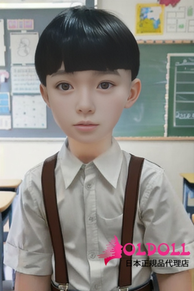 DHDOLL 115CM 洛洛ちゃん シリコンヘッド+TPE製ボディ ros口開閉機能対応可能 カッコイイ少年タイプ 一体式着脱式ペニス選択可能 リアル製等身大セクシーフィギュア