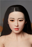 BBDOLL 160cm Dカップ K72-Violetヘッド 紫ウィッグ美人ラブドール シリコン製セクシーアダルト人形