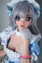 ElsaBabe メイド制服アニメドール 102cm ヘッドRAD001  高級シリコンラブドール 二次元風リアル人形  萌え系ダッチワイフ