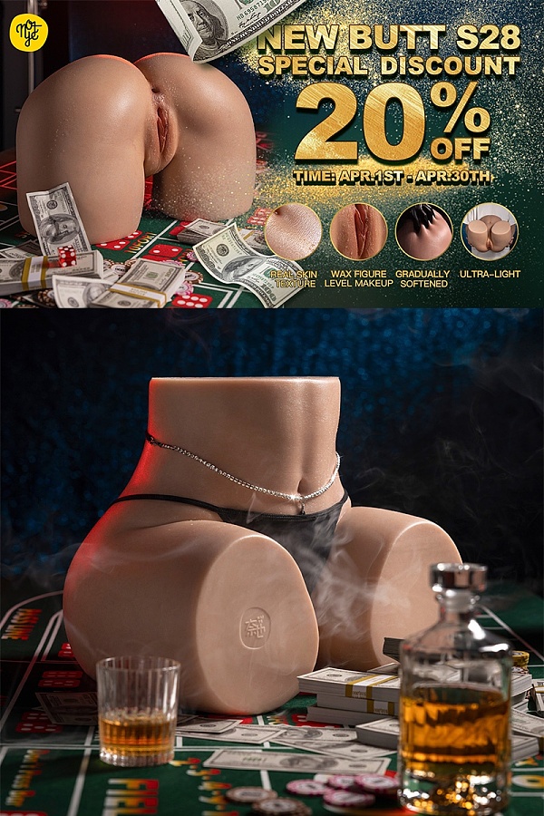 【４月新品キャンペーン 20%オフ 4月30日まで】notye(奈也)  S28 オナホール セクシーシリコン製尻 14kg 圧倒的な存在感を誇る等身大サイズの大型オナホール リアルメイク付き カスタマイズ可能 音声/植毛/肌色/軽量化など選択可能