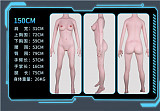 JYDOLL 高級リアル皮膚塗装165cm Cカップ 新ヘッド#依然(yiran) フルシリコンドール 眼鏡をかけた知的なセクシーダッチワイフ