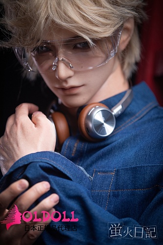 蛍火日記 176cm 江灵ヘッド ハンサム作業服スタイル 力強さと優しさを感じるリアル男性ラブドール 着脱ペニス選択可 高級シリコンドール