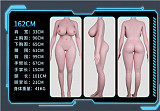 JYDOLL 高級リアル皮膚塗装165cm Cカップ 新ヘッド#依然(yiran) フルシリコンドール 眼鏡をかけた知的なセクシーダッチワイフ