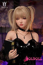 Houyu後遇  伊娃(Eva) 158cm Eカップ 高級シリコンリアルドール ゴシックロリータ風ダーク魔女コスプレダッチワイフ