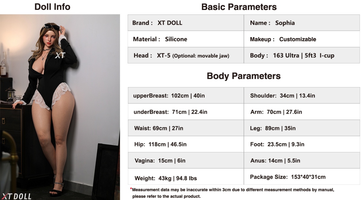 163cm BBWセクシーダッチワイフ