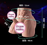 Qita Doll 新作品 男性オナホール トルソー 一体式ペニス20cm アナル10cm アダルトセックスお尻 等身大TPE製  肉厚 1:1  美尻