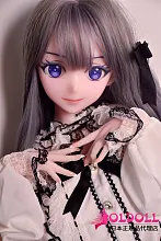ElsaBabe アニメドール 148cm ヘッドAHR017 高級シリコン製ドール 銀灰色のロングヘア可愛いロリータセクシードール 等身大ダッチワイフ