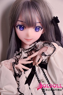 ElsaBabe アニメドール 148cm ヘッドAHR017 高級シリコン製ドール 銀灰色のロングヘア可愛いロリータセクシードール 等身大ダッチワイフ