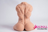 Qita Doll 新作品 根硕（genshuo） 男性オナホール トルソー 一体式ペニス20cm アナル15cm アダルトセックス道具