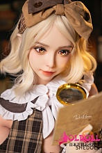 SHEDOLL 156cm Eカップ 珍妮2.0 （zhenni)  探偵風制服コスプレラブドール 可愛い系美少女ダッチワイフ