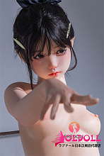 SHEDOLL 140cm Aカップ  北栀2.0 シリコン製 宣伝写真リアル皮膚メイク付きボディ 等身大リアルラブドール