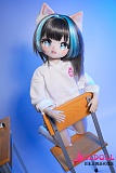 MW Girl(魔物姫) アニメドール 70cm #012呆呆猫 かわいい猫コスプレミニドール セクシーフィギュア ソフトビニール製頭部 高級シリコン製ボディ リアル製ラブドール 宣伝画像と同じ制服も付属