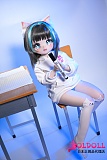 MW Girl(魔物姫) アニメドール 70cm #012呆呆猫 かわいい猫コスプレミニドール セクシーフィギュア ソフトビニール製頭部 高級シリコン製ボディ リアル製ラブドール 宣伝画像と同じ制服も付属