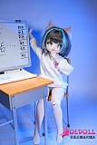 MW Girl(魔物姫) アニメドール 70cm #012呆呆猫 かわいい猫コスプレミニドール セクシーフィギュア ソフトビニール製頭部 高級シリコン製ボディ リアル製ラブドール 宣伝画像と同じ制服も付属