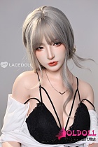 LACE DOLL 168cm Dカップ  新作ヘッド黎霜（lishuang）メイク②  大胆なOLコスチュームリアルドール 高級シリコン製等身大セクシーダッチワイフ