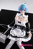 Otaku Doll レムちゃん 65cm 3kg Puヘッド+シリコンボディ メイド美少女アニメドール フィギュアオナホ  ミニドール cosplay人形