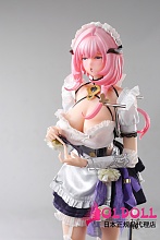 Otaku Doll 桃心爱理ちゃん 65cm 3kg PVCヘッド+シリコンボディ メイド美少女アニメドール フィギュアオナホ  ミニドール cosplay人形