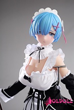 Otaku Doll レムちゃん 65cm 3kg PVCヘッド+シリコンボディ メイド美少女アニメドール フィギュアオナホ  ミニドール cosplay人形